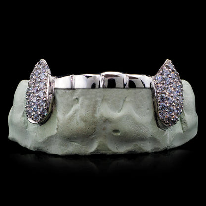 SOLID ICED DIAMOND GRILLZ WITH BAR