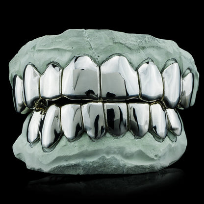 .925 STERLING SILVER PERM CUT GRILLZ